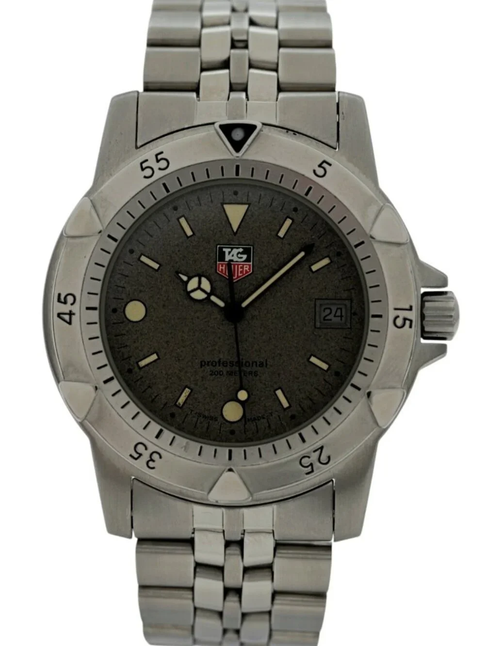 Tag Heuer 40mm Men's Jumbo Granite Rock Dial 1500 Series Watch! Ref: 959.706 G!
